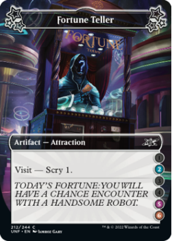 Fortune Teller (2/5/6) (FOIL) : 212/244 UNFINITY - Magic the Gathering Single Card