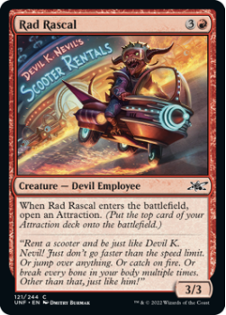 Rad Rascal (FOIL) : 121/244 UNFINITY - Magic the Gathering Single Card