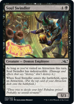 Soul Swindler : 093/244 UNFINITY - Magic the Gathering Single Card