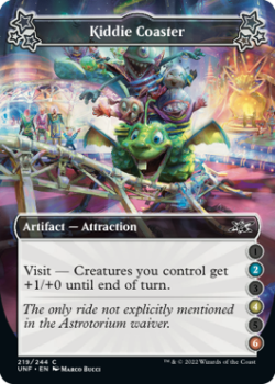 Kiddie Coaster (2/4/6) (FOIL) : 219/244 UNFINITY - Magic the Gathering Single Card