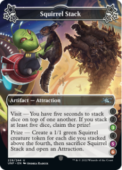Squirrel Stack (3/5/6) (FOIL) : 228/244 UNFINITY - Magic the Gathering Single Card