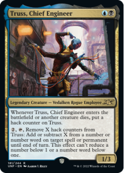 Truss, Chief Engineer (GALAXY FOIL) : 467 UNFINITY - Magic the Gathering Single Card