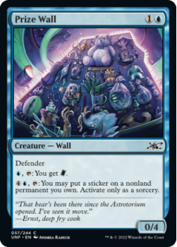 Prize Wall (FOIL) : 056/244 UNFINITY - Magic the Gathering Single Card