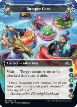 Bumper Cars (2/3/6) (FOIL) : 202/244 UNFINITY - Magic the Gathering Single Card