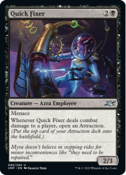Quick Fixer (FOIL) : 085/244 UNFINITY - Magic the Gathering Single Card