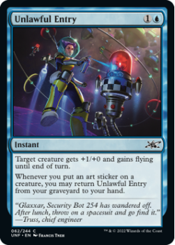 Unlawful Entry (FOIL) : 062/244 UNFINITY - Magic the Gathering Single Card
