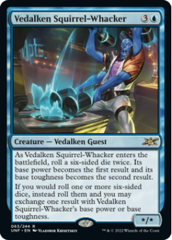 Vedalken Squirrel-Whacker (FOIL) : 063/244 UNFINITY - Magic the Gathering Single Card
