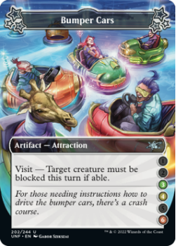 Bumper Cars (3/4/6) (FOIL) : 202/244 UNFINITY - Magic the Gathering Single Card