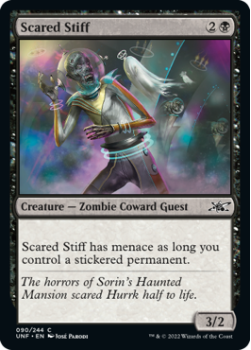 Scared Stiff (FOIL) : 090/244 UNFINITY - Magic the Gathering Single Card
