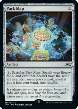 Park Map (FOIL) : 190/244 UNFINITY - Magic the Gathering Single Card