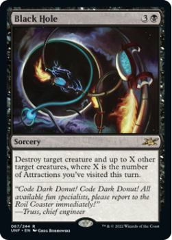 Black Hole (GALAXY FOIL) : 353 UNFINITY - Magic the Gathering Single Card