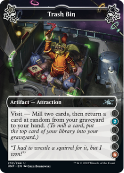 Trash Bin (2/6) (FOIL) : 232/244 UNFINITY - Magic the Gathering Single Card