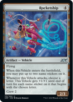______ ______ Rocketship (FOIL) : 191/244 UNFINITY - Magic the Gathering Single Card