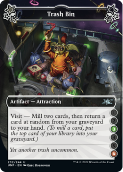 Trash Bin (3/6) (FOIL) : 232/244 UNFINITY - Magic the Gathering Single Card