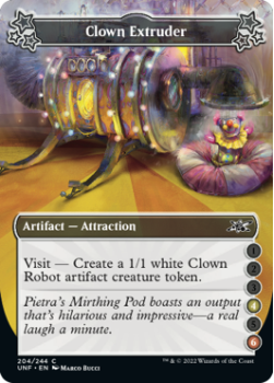 Clown Extruder (4/6) (FOIL) : 204/244 UNFINITY - Magic the Gathering Single Card