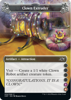 Clown Extruder (5/6) (FOIL) : 204/244 UNFINITY - Magic the Gathering Single Card
