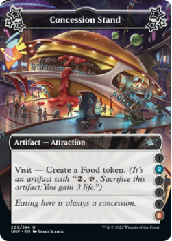 Concession Stand (2/6) (FOIL) : 205/244 UNFINITY - Magic the Gathering Single Card