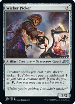Wicker Picker (FOIL) : 196/244 UNFINITY - Magic the Gathering Single Card