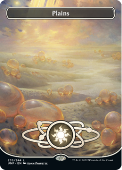 Plains Planetary (GALAXY FOIL) : 486 UNFINITY - Magic the Gathering Single Card