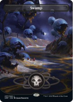 Swamp Planetary (GALAXY FOIL) : 488 UNFINITY - Magic the Gathering Single Card