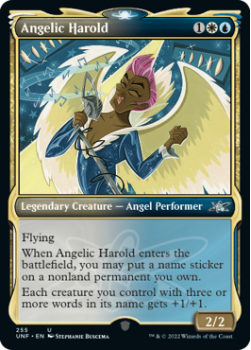 Angelic Harold (SHOWCASE) (FOIL) : 255 UNFINITY - Magic the Gathering Single Card