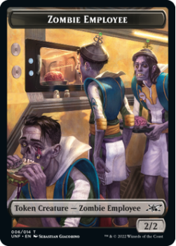 Zombie Employee : Token 006/014 UNFINITY - Magic the Gathering Single Card
