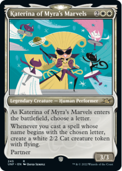 Katerina of Myra's Marvels (SHOWCASE) (GALAXY FOIL) : 496 UNFINITY - Magic the Gathering Single Card