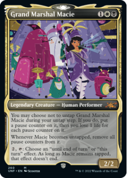 Grand Marshal Macie (SHOWCASE) (GALAXY FOIL) : 511 UNFINITY - Magic the Gathering Single Card