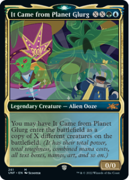 It Came from Planet Glurg (SHOWCASE) (GALAXY FOIL) : 512 UNFINITY - Magic the Gathering Single Card