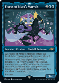 Fluros of Myra's Marvels (SHOWCASE) (GALAXY FOIL) : 498 UNFINITY - Magic the Gathering Single Card