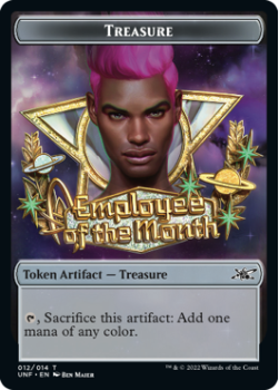 Treasure : Token 012/014 UNFINITY - Magic the Gathering Single Card