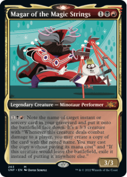 Magar of the Magic Strings (SHOWCASE) (GALAXY FOIL) : 514 UNFINITY - Magic the Gathering Single Card