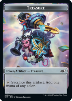 Treasure : Token 013/014 UNFINITY - Magic the Gathering Single Card
