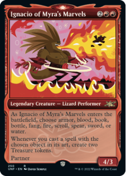 Ignacio of Myra's Marvels (SHOWCASE) (GALAXY FOIL) : 501 UNFINITY - Magic the Gathering Single Card