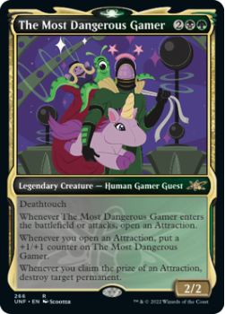 The Most Dangerous Gamer (SHOWCASE) (FOIL) : 266 UNFINITY - Magic the Gathering Single Card