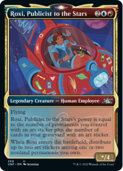 Roxi, Publicist to the Stars (SHOWCASE) : 269 UNFINITY - Magic the Gathering Single Card