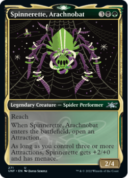 Spinnerette, Arachnobat (SHOWCASE) (FOIL) : 271 UNFINITY - Magic the Gathering Single Card