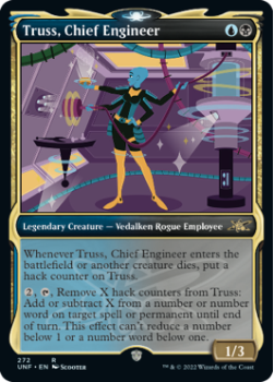 Truss, Chief Engineer (SHOWCASE) (FOIL) : 272 UNFINITY - Magic the Gathering Single Card