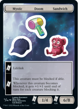 Mystic Doom Sandwich : Sticker Sheet 011/048 UNFINITY - Magic the Gathering Single Card