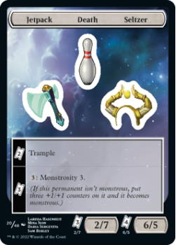 Jetpack Death Seltzer : Sticker Sheet 020/048 UNFINITY - Magic the Gathering Single Card