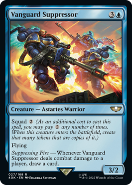 Vanguard Suppressor : 027/168 WARHAMMER 40K - Magic the Gathering Single  Card