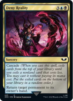 Deny Reality single card from Magic the Gathering