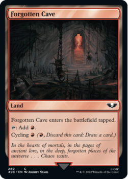Forgotten Cave single card from Magic the Gathering