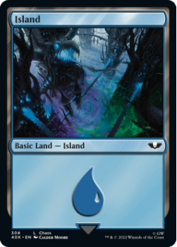 Island (SURGE FOIL) single card from Magic the Gathering