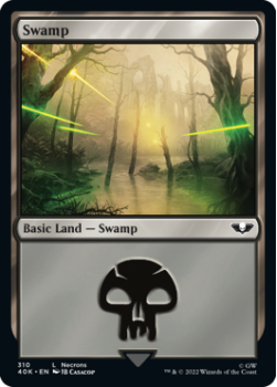 Swamp single card from Magic the Gathering