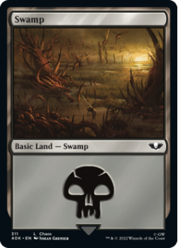 Swamp (SURGE FOIL) single card from Magic the Gathering