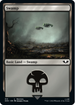 Swamp single card from Magic the Gathering