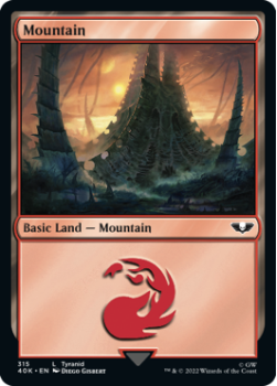Mountain single card from Magic the Gathering