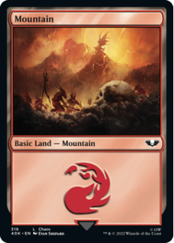 Mountain single card from Magic the Gathering