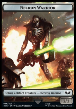 Necron Warrior // Insect Token : WARHAMMER 40K - Magic the Gathering Single Card